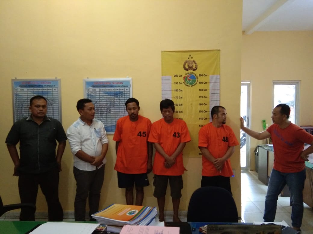 Res Narkoba Polres Sergai Gulung Bandar dan Pengedar Serta Kurir Shabu, BB nya 7,00 gram