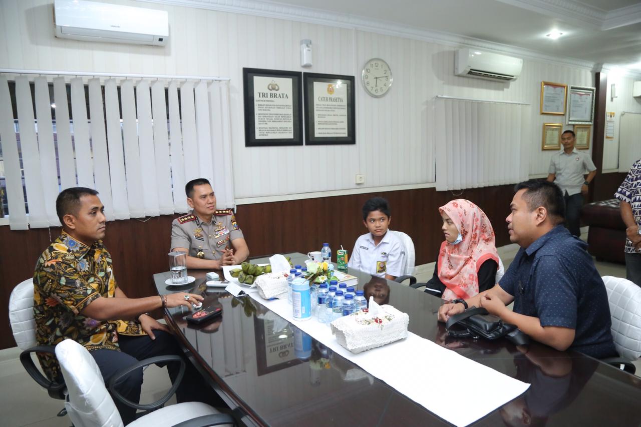 Polrestabes Medan Pertemukan Orang Tua dan Anak yang Dinyatakan Hilang