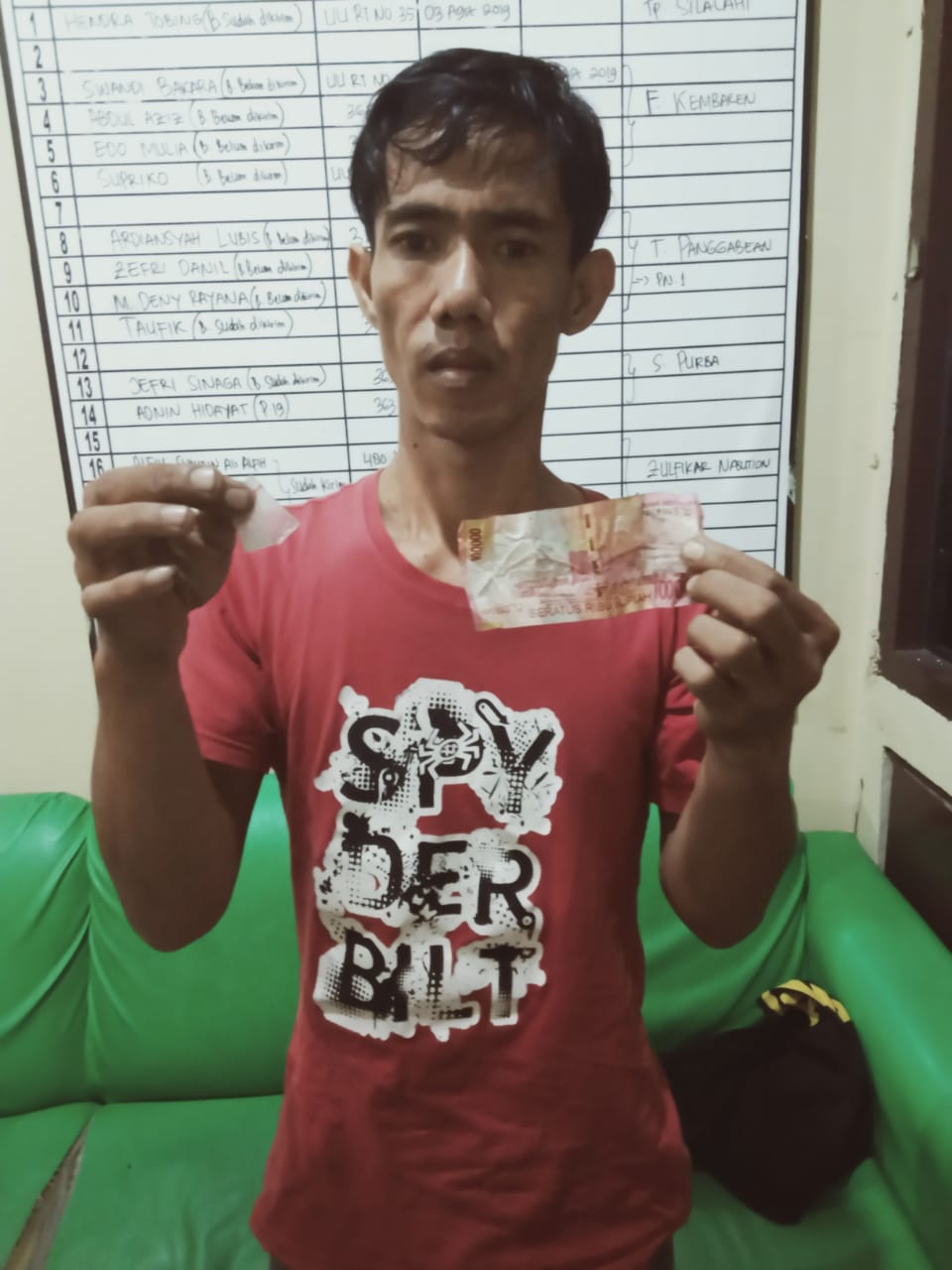 Menyaru Sebagai Pembeli, Pegasus Medan Area Ringkus Penjual Shabu