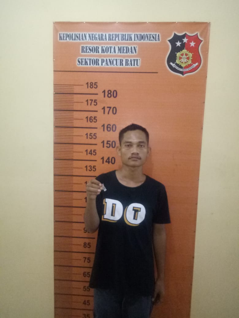 Diketen Pegasus Pancur Batu Bawa Shabu, Riki Terciduk