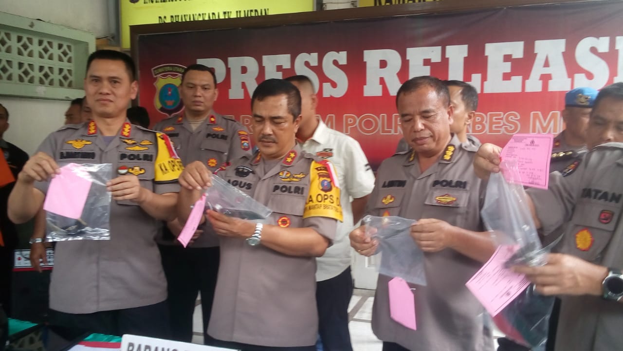 Dua Dari Empat Tersangka Pelaku Begal di depan Kantor BPJS Ditembak Mati