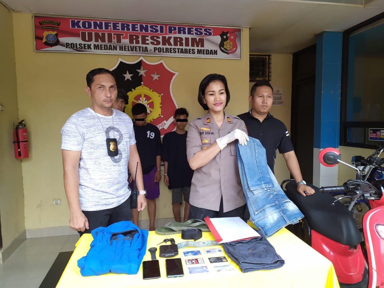 Pegasus Medan Helvetia Ringkus Pelaku Jambret Sadis Seret Korban Hingga 10 M