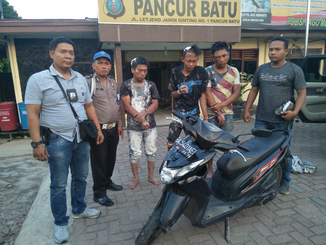 Pegasus Pancur Batu Ringkus 3 Pelaku Curanmor