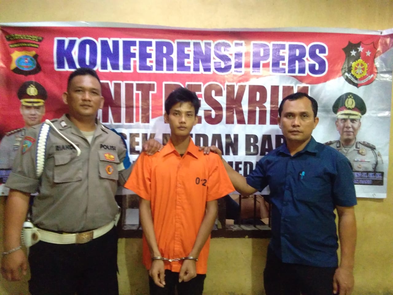 Pegasus Polsek Medan Baru Ciduk Pelaku Pencuri