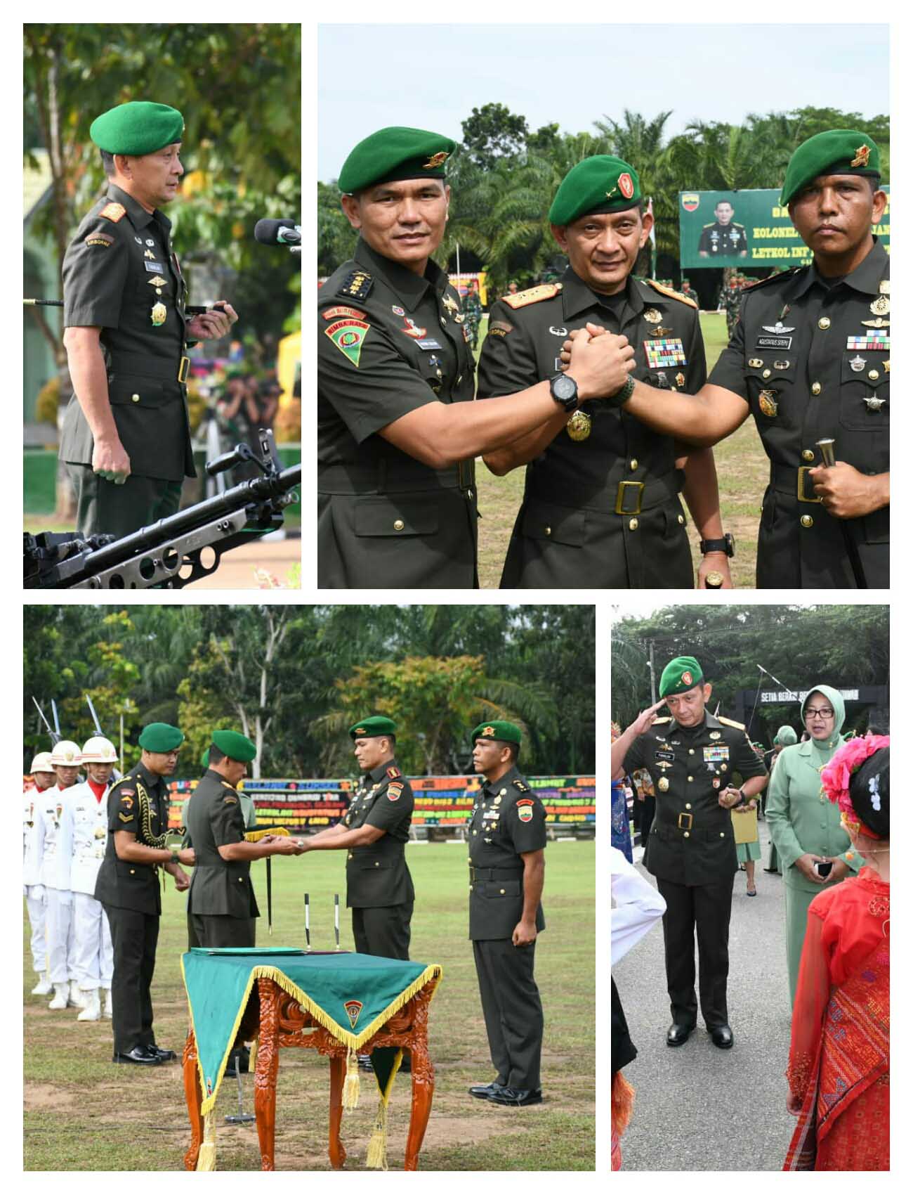 Letkol Inf Agustatius Sitepu menjabat Danbrigif 7/Rimba Raya