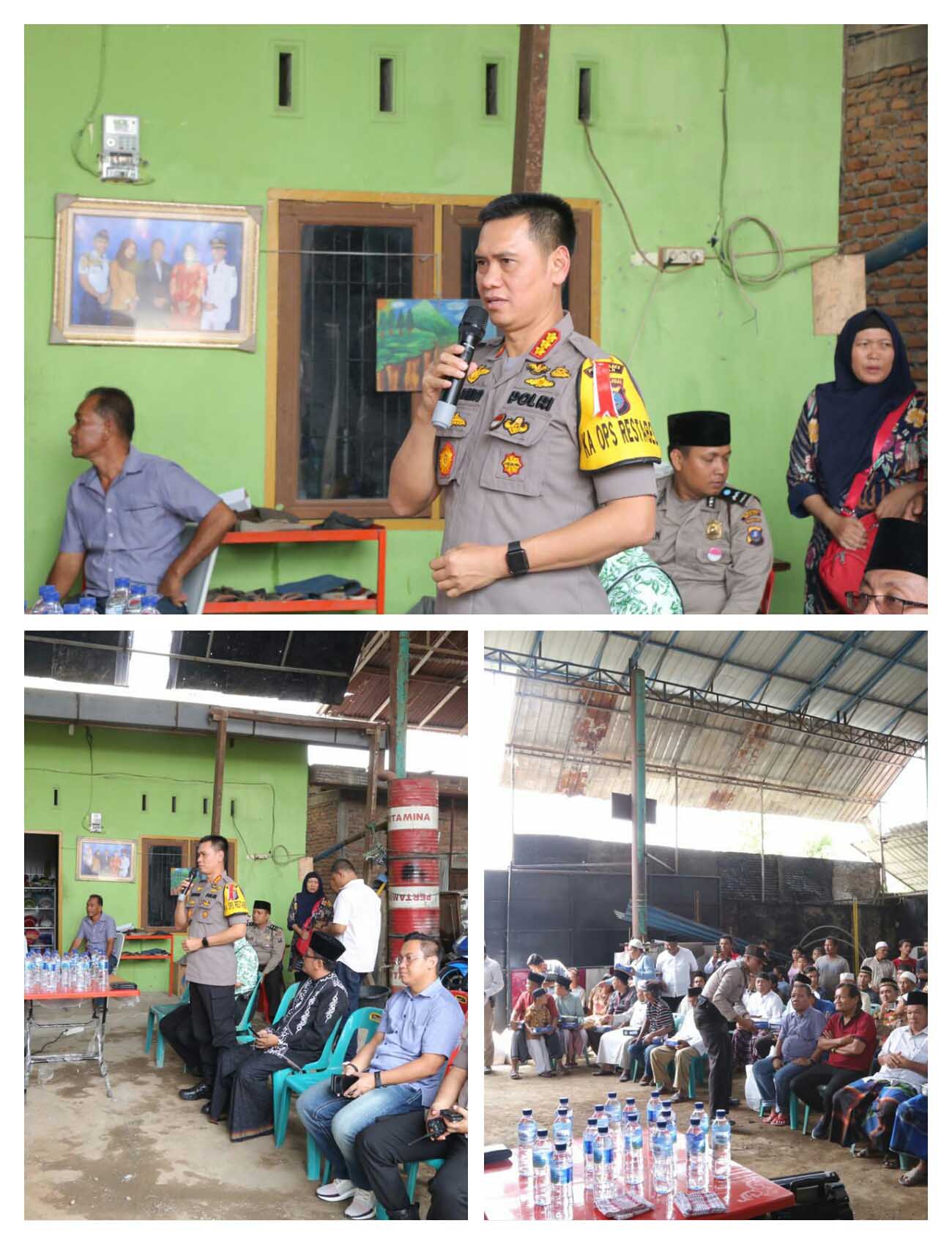 Kapolrestabes Medan Silaturahmi dan Sapa Warga Jermal XV Usai Sholat Jumat