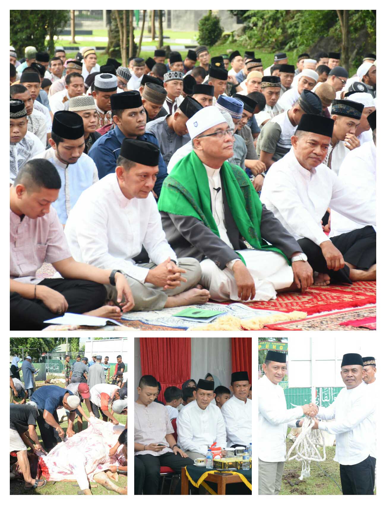 Pangdam I/BB Bersama Masyarakat Melaksanakan Sholat Ied Idul Adha 1440 H/ 2019 M