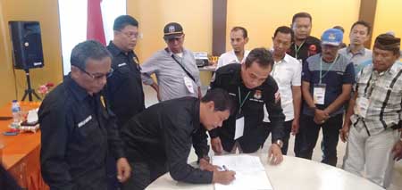 KPU T.Tinggi Tetapkan 25 Calon Anggota DPRD Terpilih