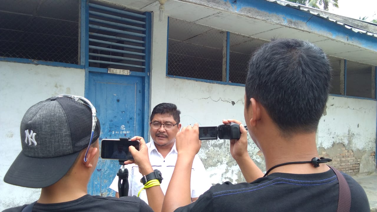 Kadisdik Asahan Tinjau Bangunan SD Negeri 010008 Desa Pematang Sei Baru