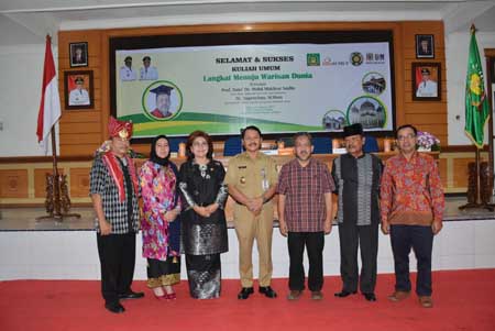 Majukan sektor wisata, pemkab Langkat Kuliah Umum dan MoU dengan USU