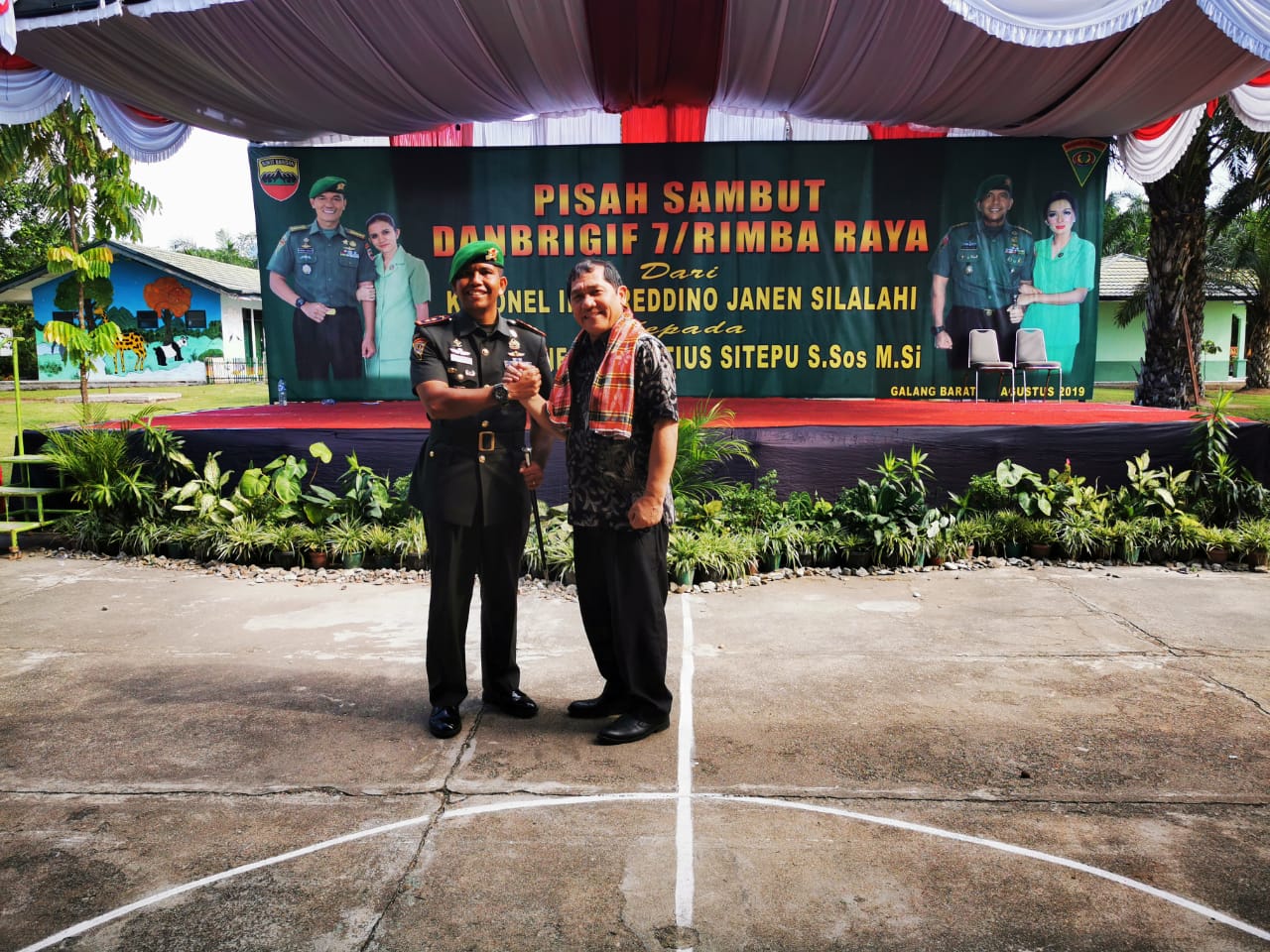 Letdkol Inf Agustatius Sitepu JabatÂ  komandan Brigif-7/RR