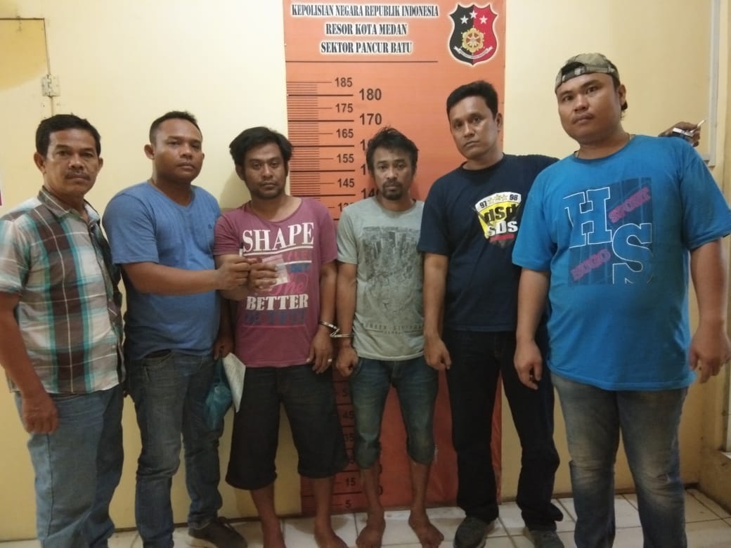 BB nya 3,65 Gram Shabu, 2 Warga Sibolangit Diringkus Pegasus Pancur Batu