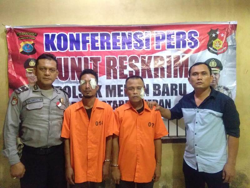 Pegasus Unit Reskrim Medan Baru Gulung 2 Pelaku Curas Sorang Mahasiswi