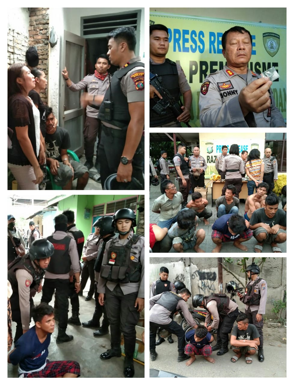 GKN di 4 Lokasi, Sat Sabhara Polrestabes Medan Amankan 13 Orang dan 16 Unit Ranmor