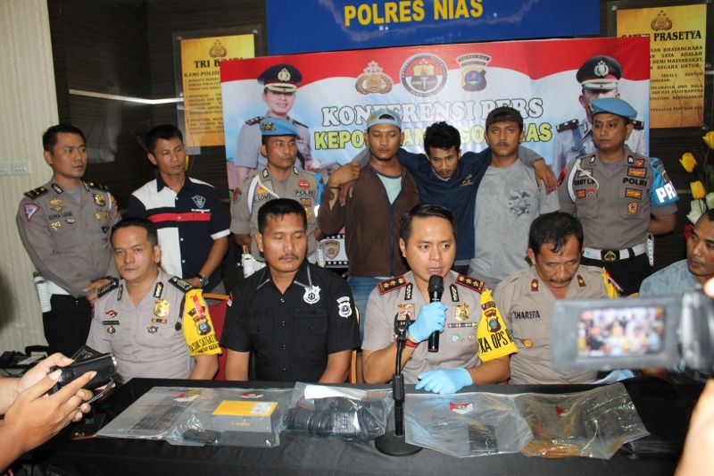 Polres Nias Ringkus Pelaku Pembunuh Jimmy Sohahau, Beriman Waruhu alias Beri Ditembak Polisi