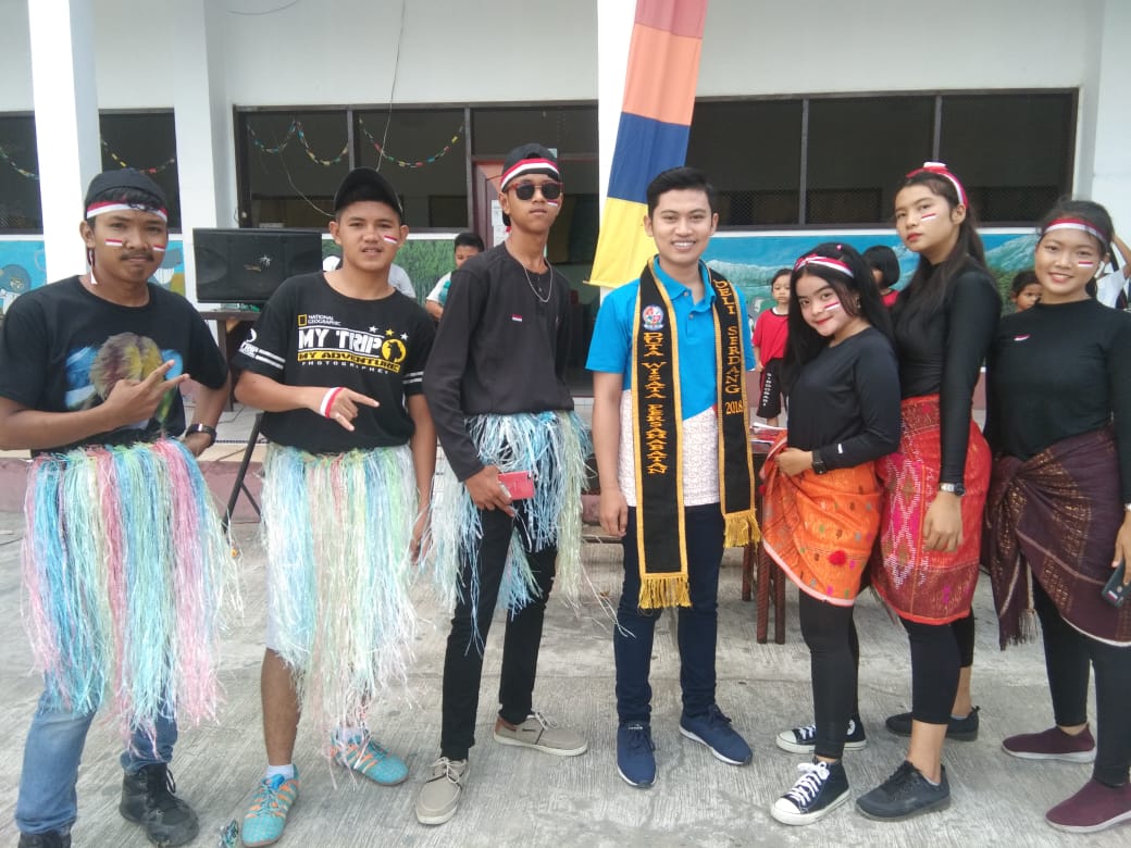 Merayakan HUT Kemerdekaan RI Ke-74, Yaspen Singosari Delitua Gelar Senam Goyang TobeloÂ 