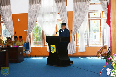 PJ Bupati Sampaikan Nota Jawaban Tentang RANPERDA Perubahan APBD Tahun 2019