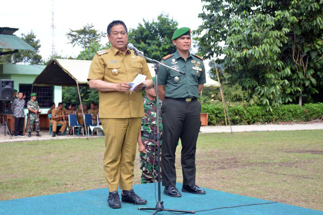 Kodim 0206 Gelar Perlombaan Paskibra Antar SMA/SMK