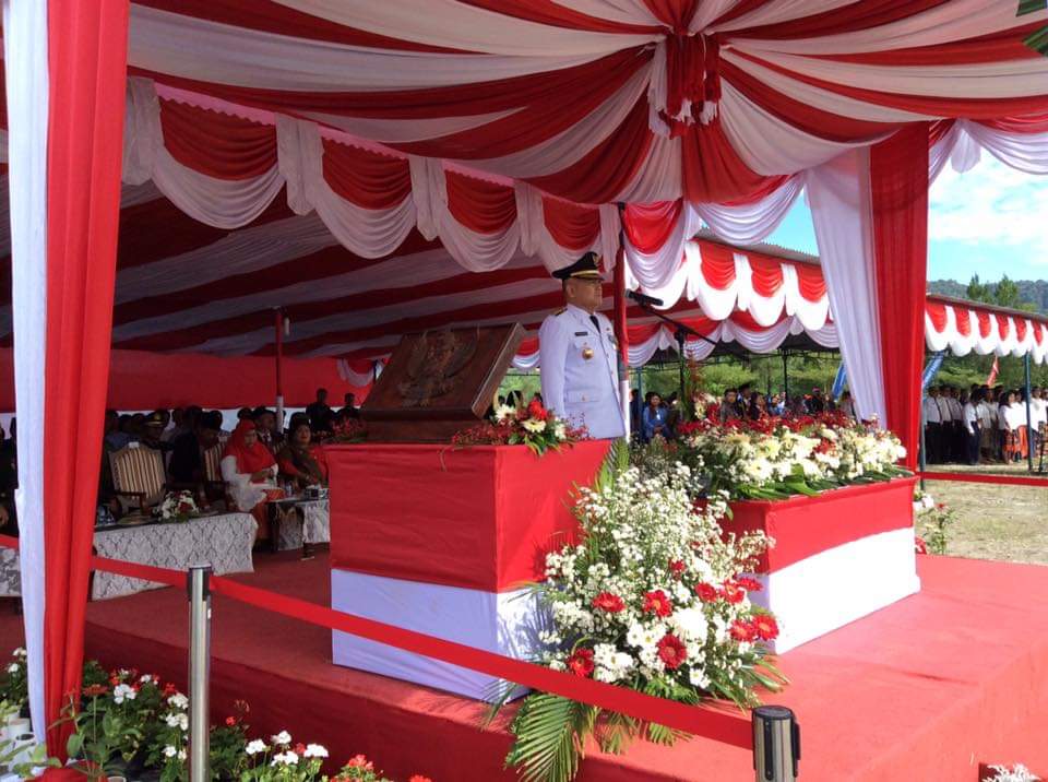 Pj.Bupati Pakpakbharat Irup Detik-detik Proklamasi