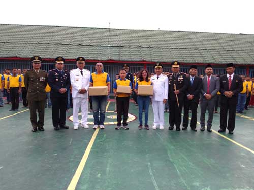 Di Rutan Klas IIA Balige Ratusan Warga Binaan Terima Remisi