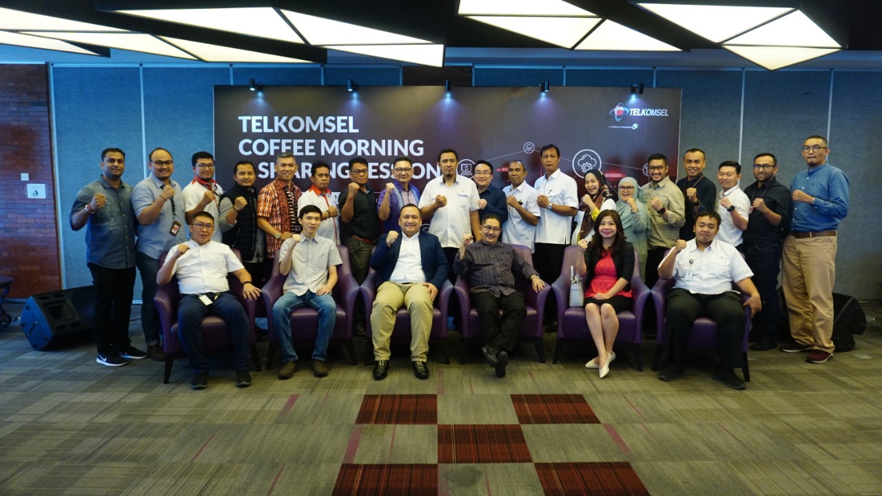 Telkomsel Area Sumatera Gelar Coffee Morning Bareng CEO Perusahaan