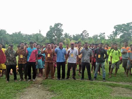 Turnamen Sepakbola Desa Jati Sari Resmi Di Buka
