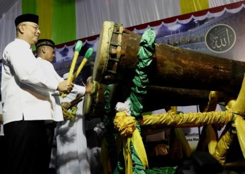 Wali Kota Tabuh Bedug Dan Takbiran Sambut Iduladha 1440 H