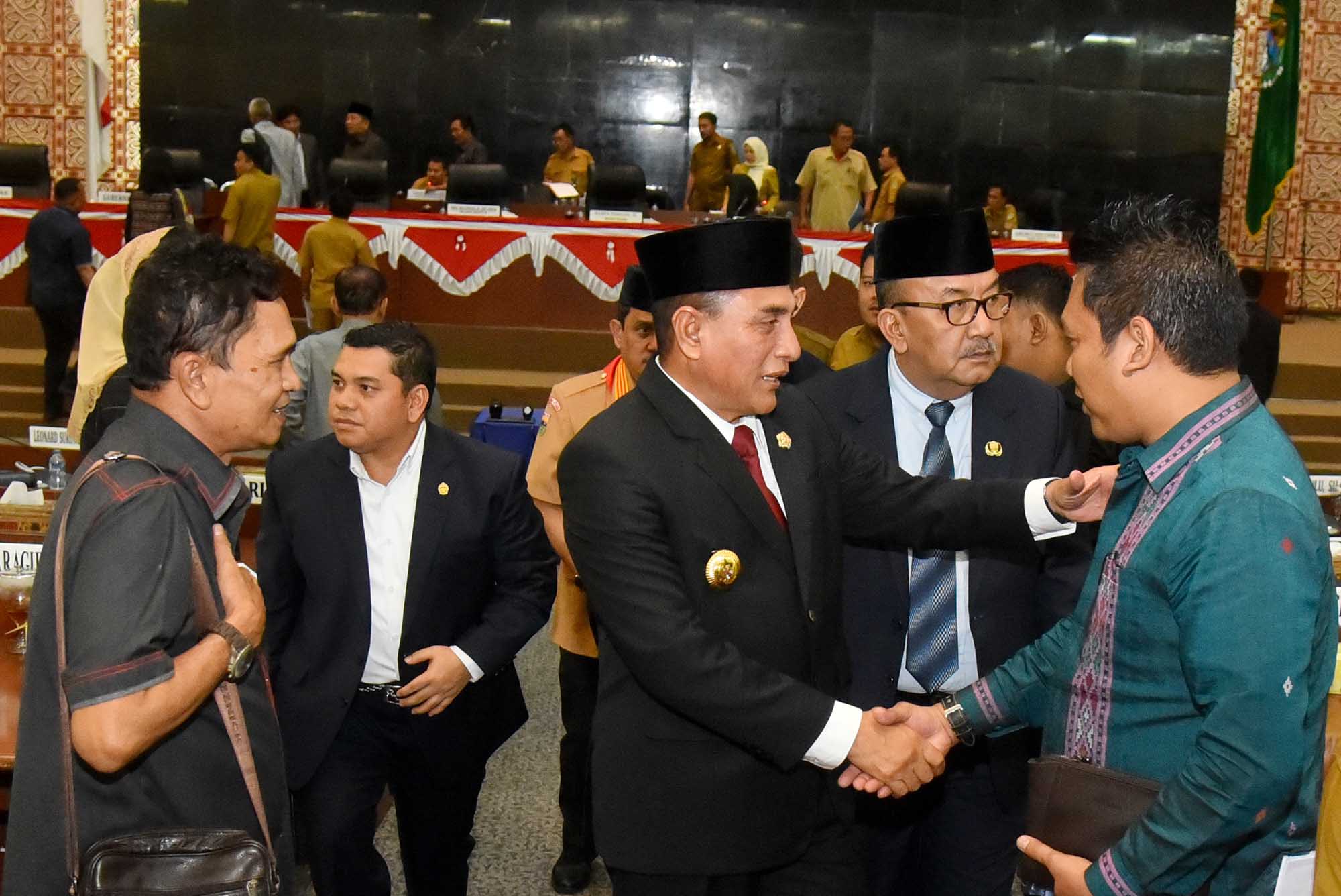 Gagal Disahkan DPRDSU,  RP-APBD Sumut 2019 Diserahkan kepada Mendagri
