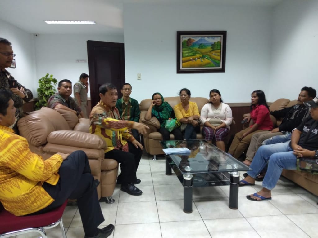 Kades Arogan, Nande nande desa Nageri Munte minta perlindungan ke Bupati Karo