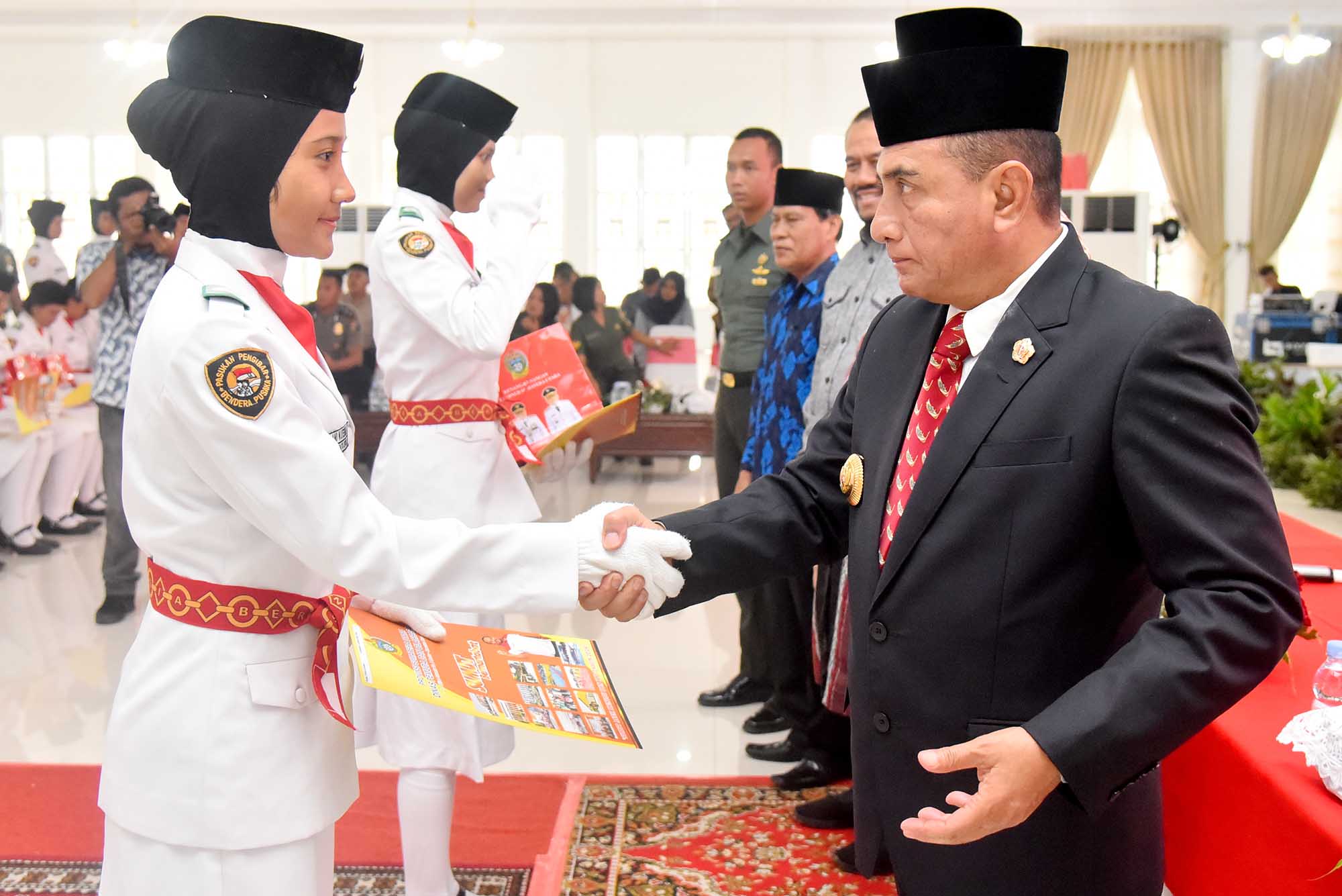 Lepas Pemulangan Paskibraka 2019,  Edy Rahmayadi: Jangan Pernah Berhenti Berjuang