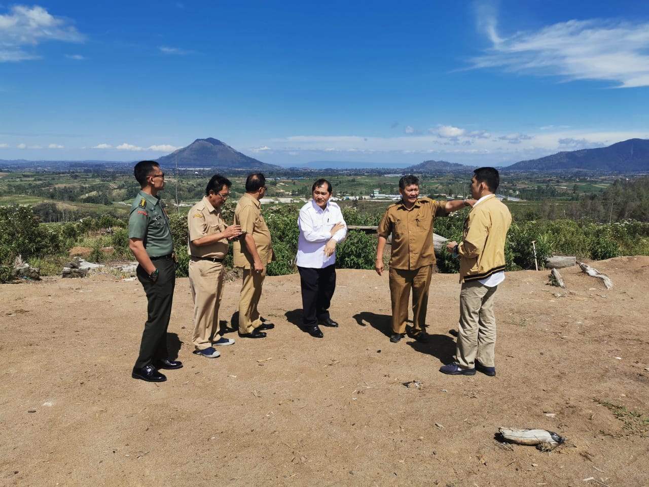 Staf Kepresidenan Tinjau Lokasi Pembangunan Huntap Tahap IIIÂ 