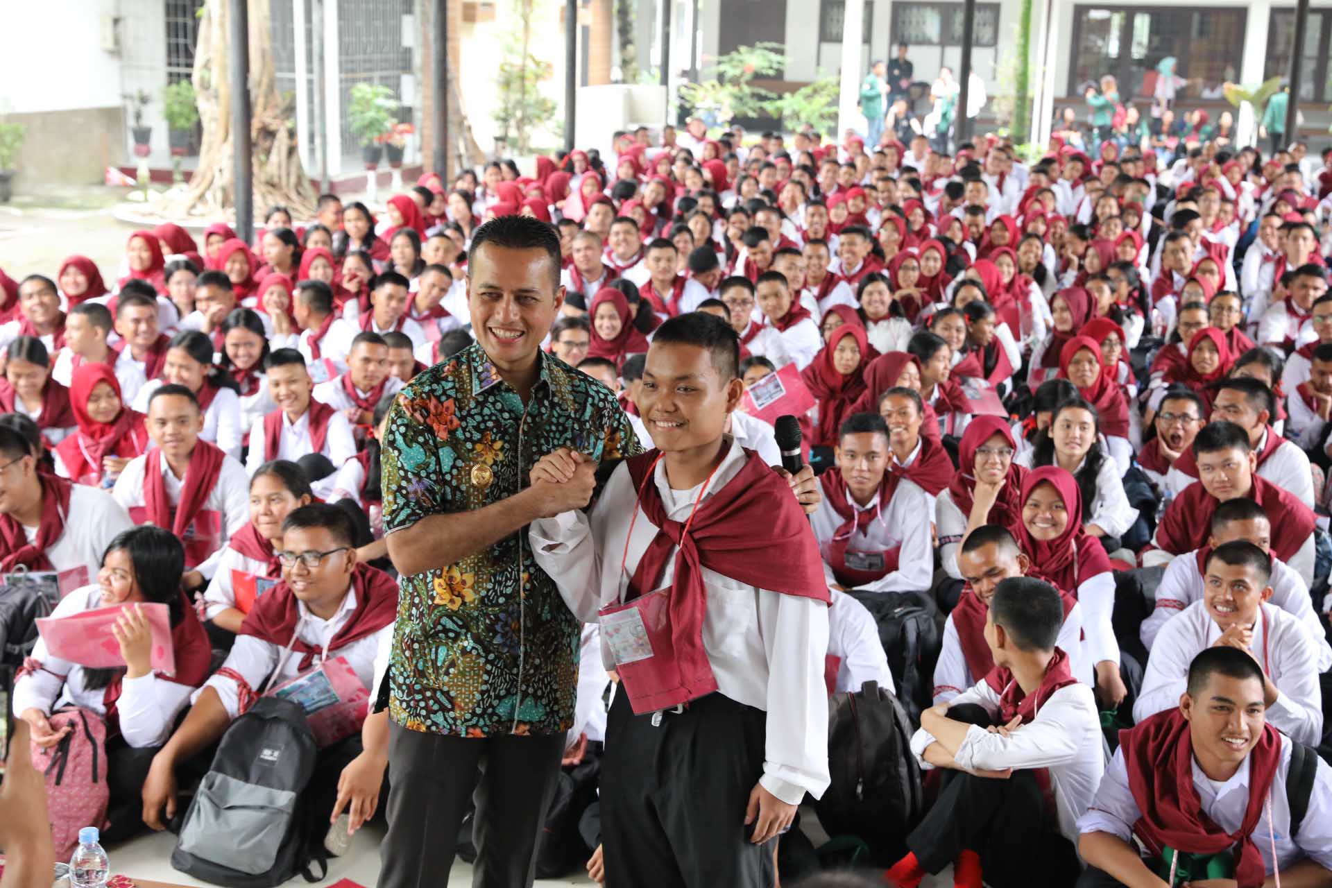 Wagub Apresiasi Sikap Kritis Mahasiswa ,  Hadiri Orientasi Mahasiswa Baru Fakultas Hukum USUÂ 