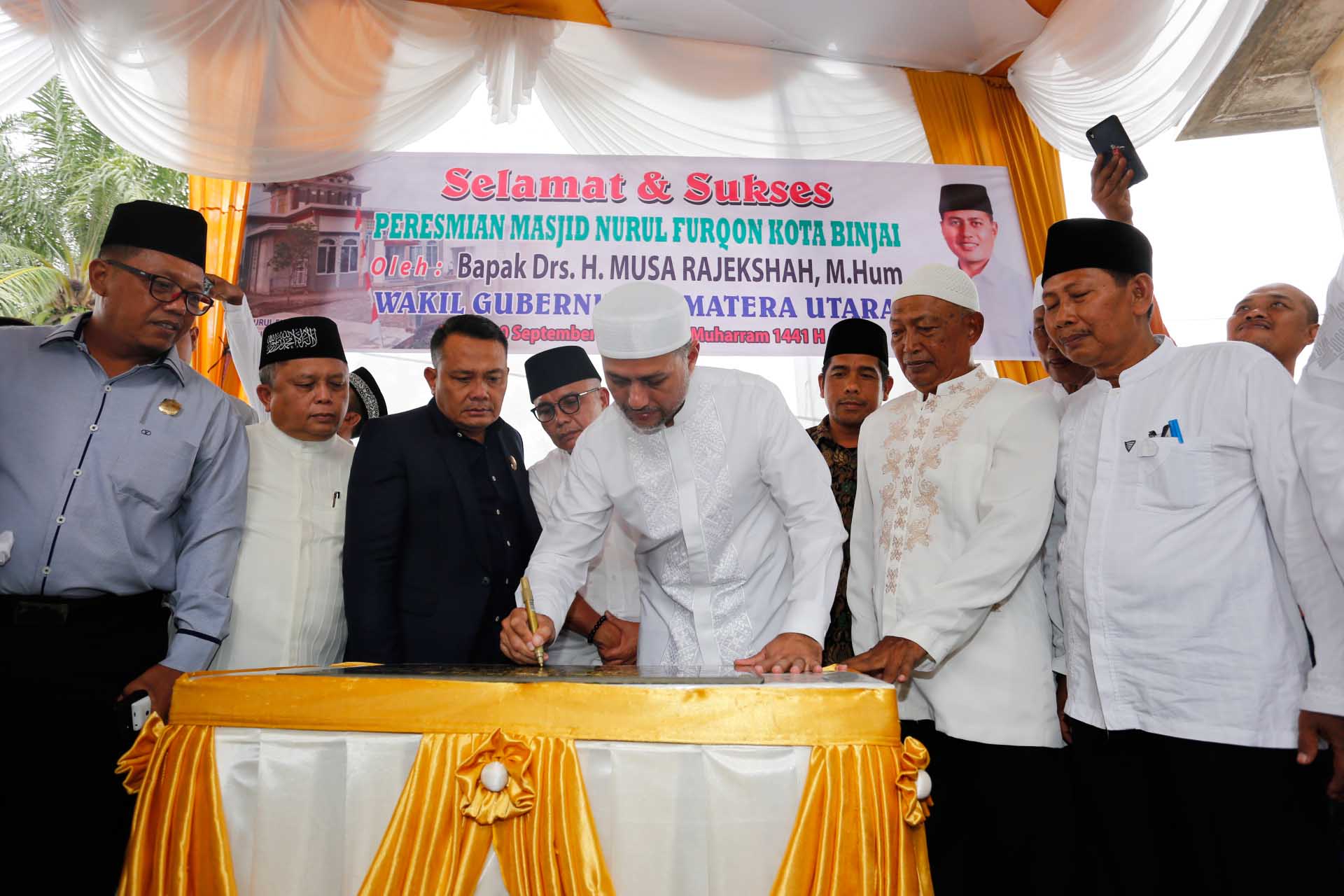 Resmikan Masjid Nurul Furqon, Wagub: Jangan Hanya Dirikan, tapi Dimakmurkan