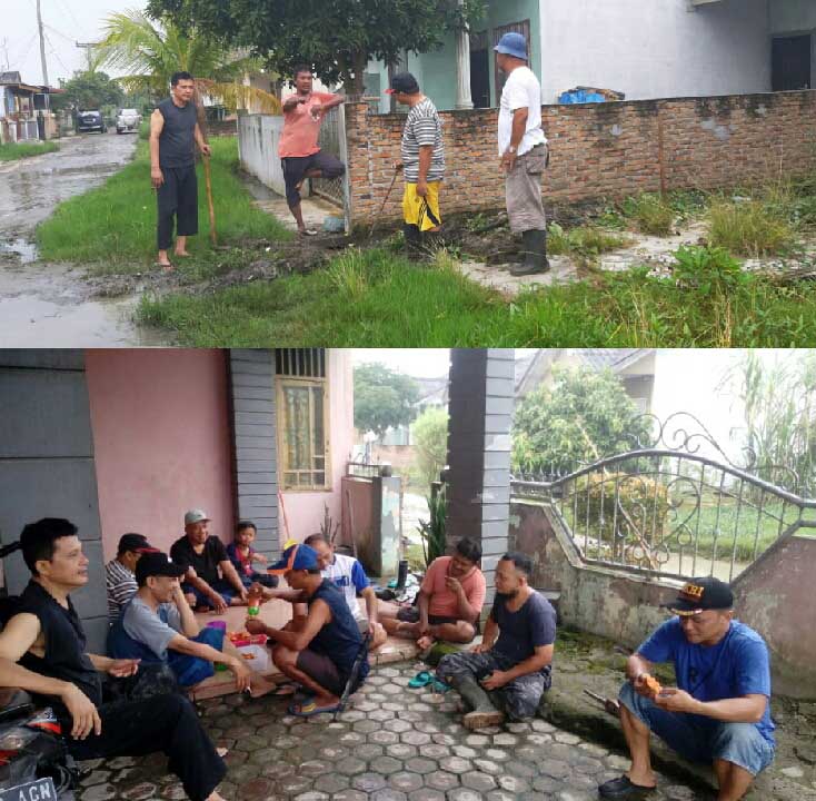 Jaga Kebersihan, Warga Komplek  Perum KIP Gotong Royong