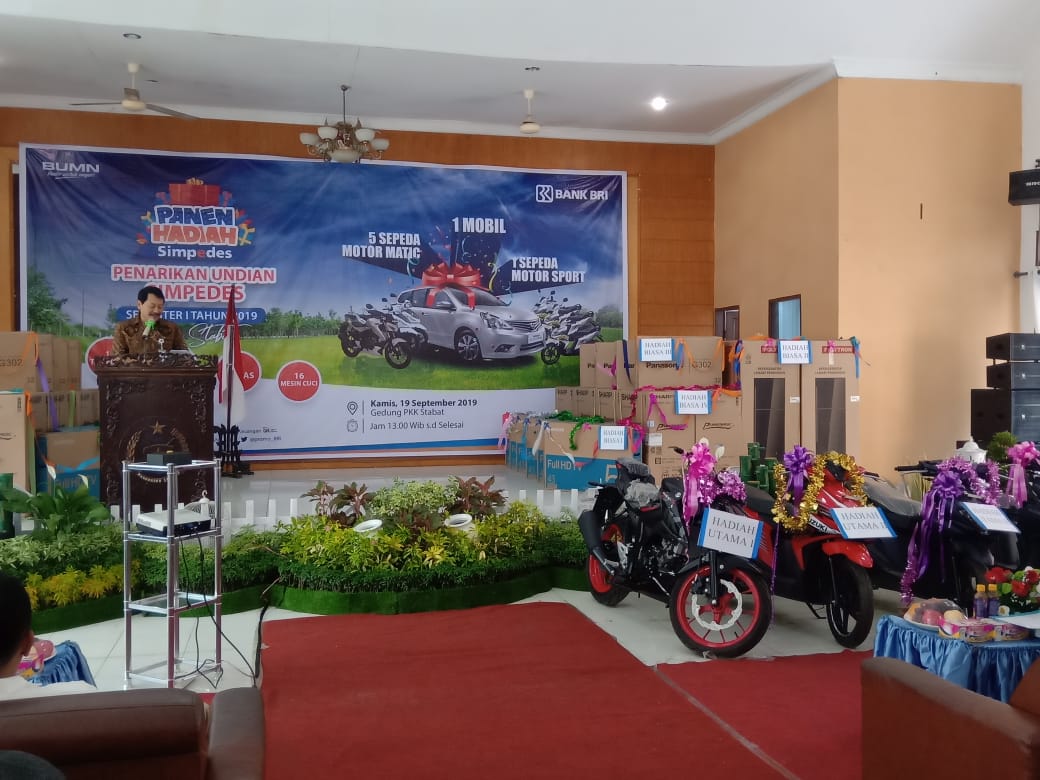 Bank BRI Kanca Stabat Gelar Penarikan Undian Simpedes