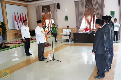 PJ Bupati Lantik Pengurus Baznas  Role Model Mensejahterakan Masyarakat