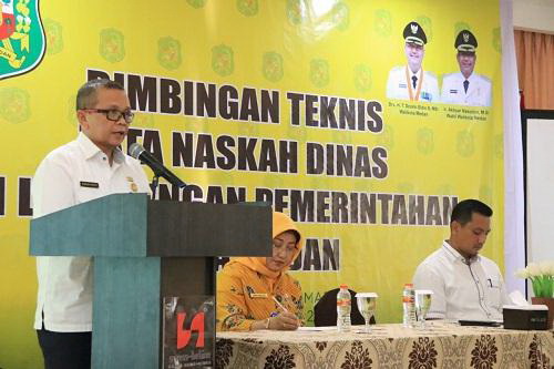 Pemko Medan Gelar Bimtek Tata Naskah Dinas Guna Wujudkan Good Governance