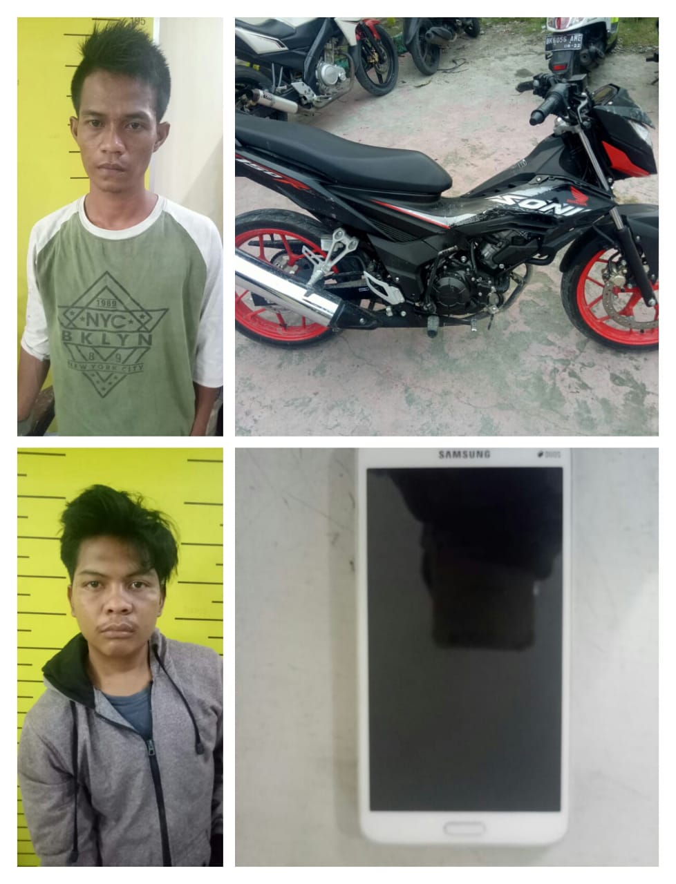 Duo Pelaku Jambret HP Diamankan Pegasus Percut Seituan