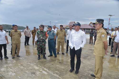 Ketersediaan Air Bersih Jadi Sorotan Gubernur,  Tinjau Persiapan Sail Nias 2019