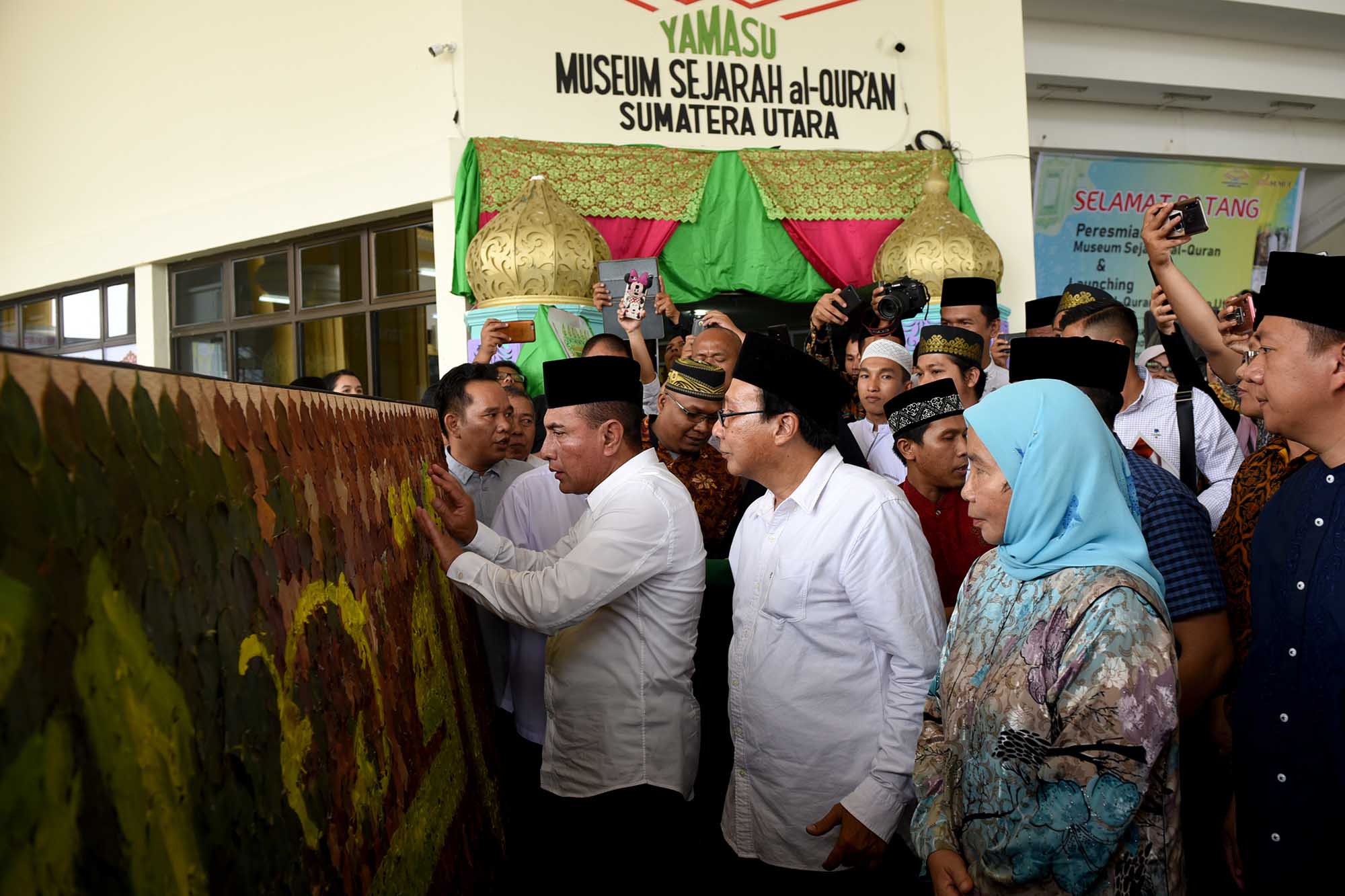Gubernur Resmikan Museum Sejarah Alquran dan Luncurkan Mushaf Sumut