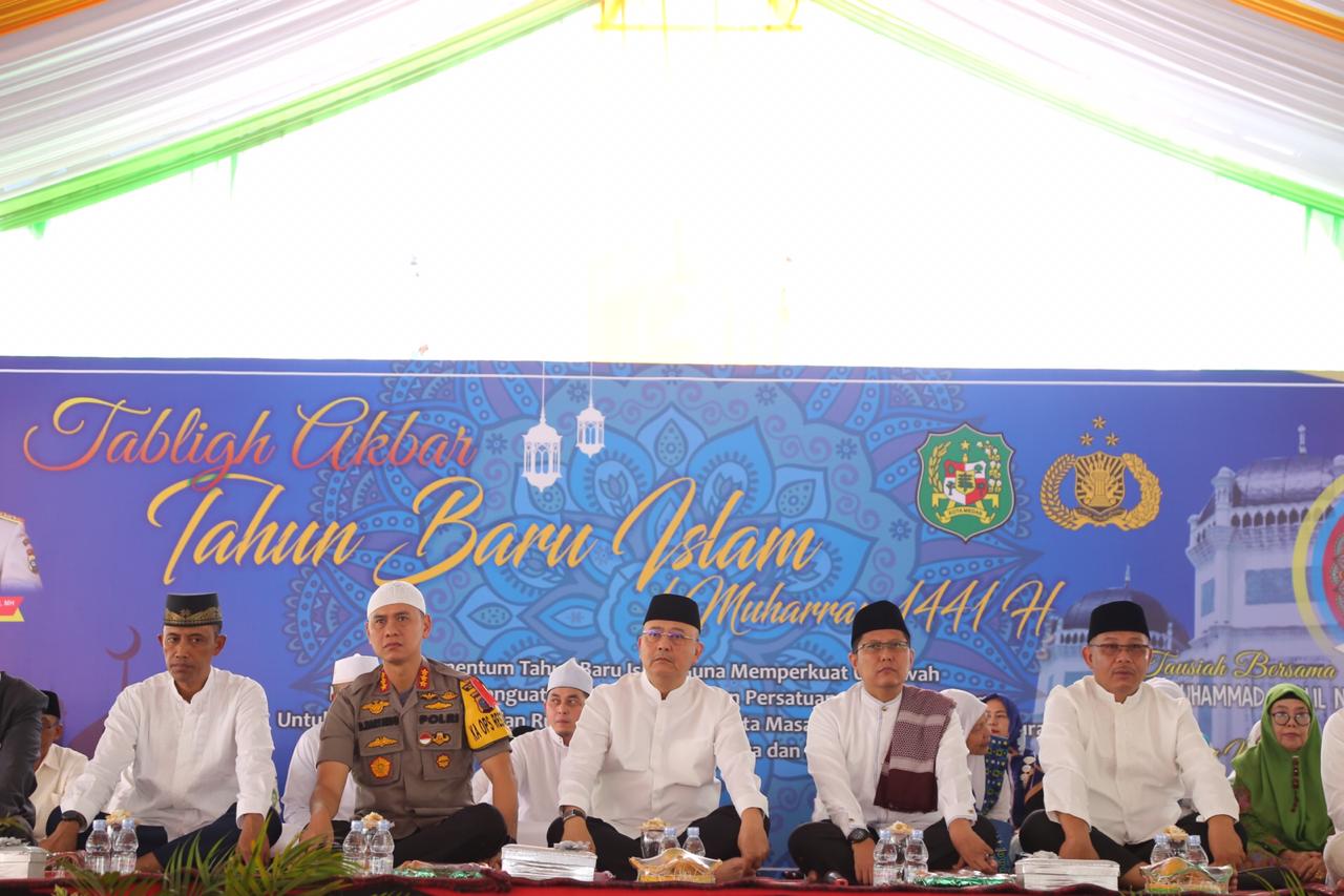 Kapolrestabes Medan Hadiri Peringatan 1 Muharam 1441 H di Lapangan Merdeka