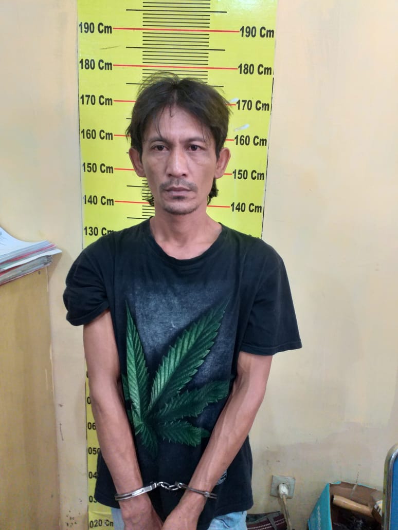Gerak Cepat Dumas unit Reskrim Delitua Ringkus Pengkonsumsi Ganja