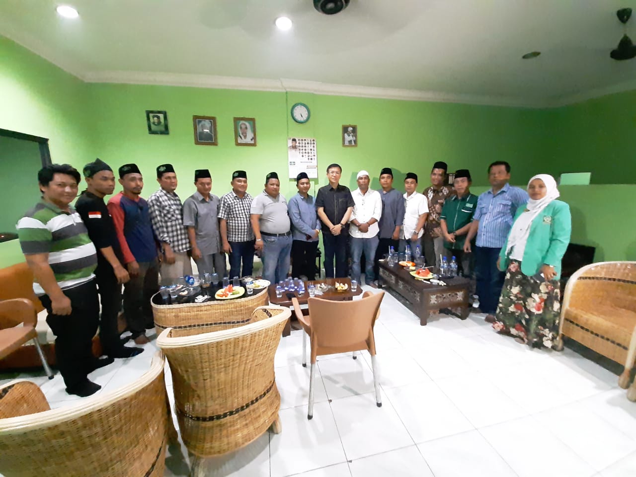 Hasyim SE Sambangi Kantor PCNU Medan, Burhanuddin : 