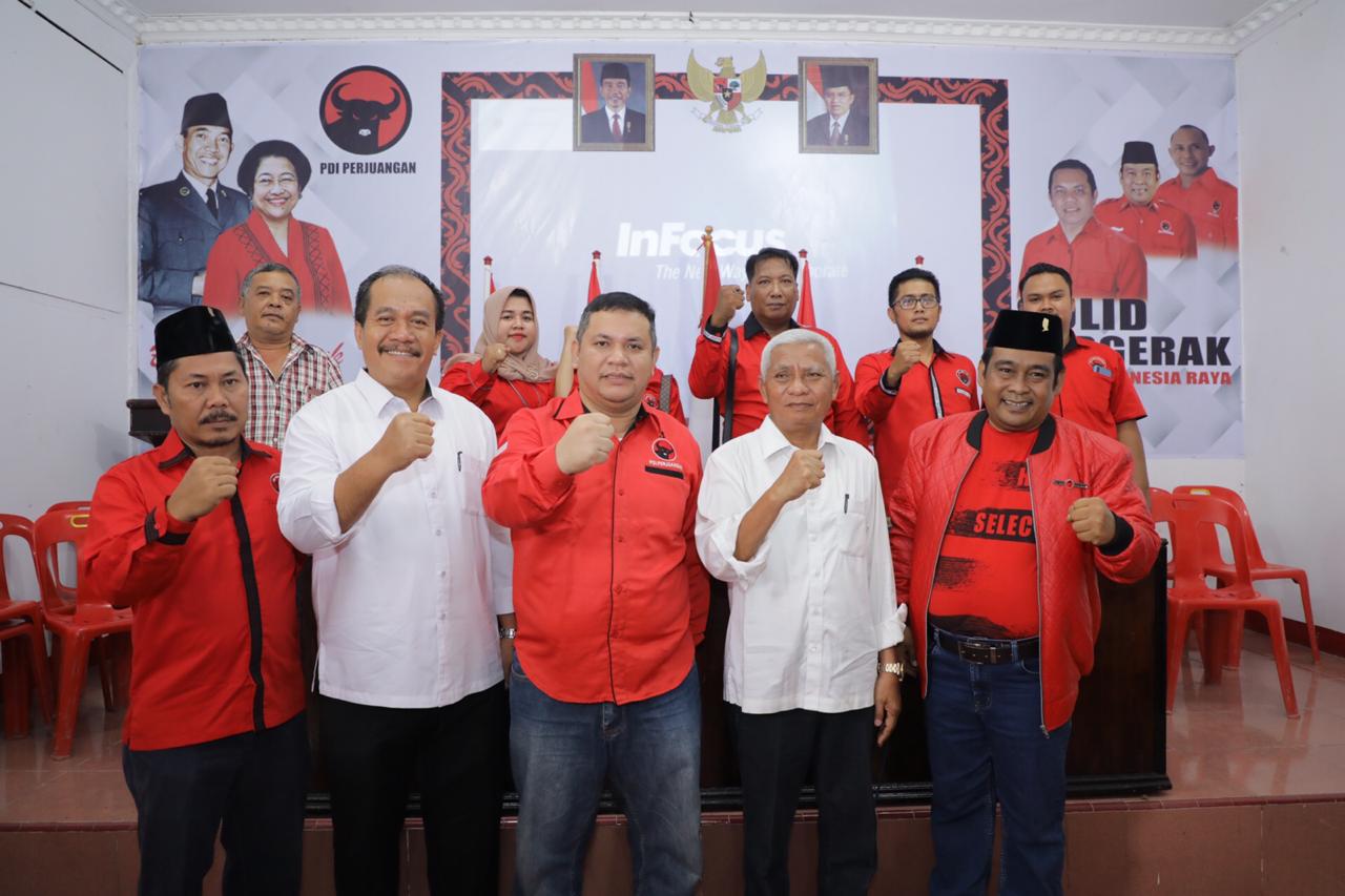 Surya - Taufik Daftar ke PDI Perjuangan Maju Bupati/Wakil Bupati Asahan 2020