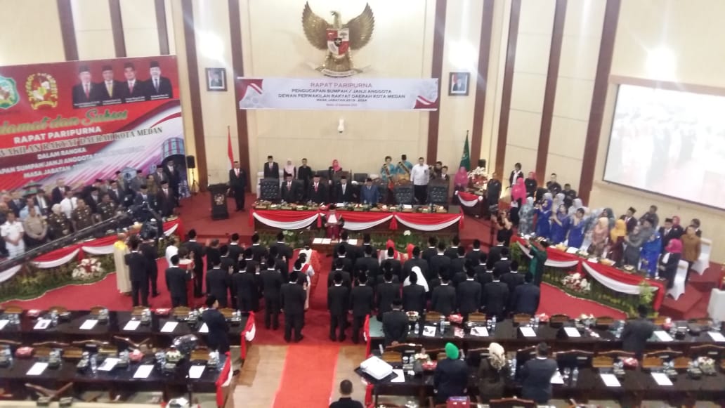 50 Anggota DPRD Medan 2019-2024 Dilantik, Ini Nama-namnyaÂ 