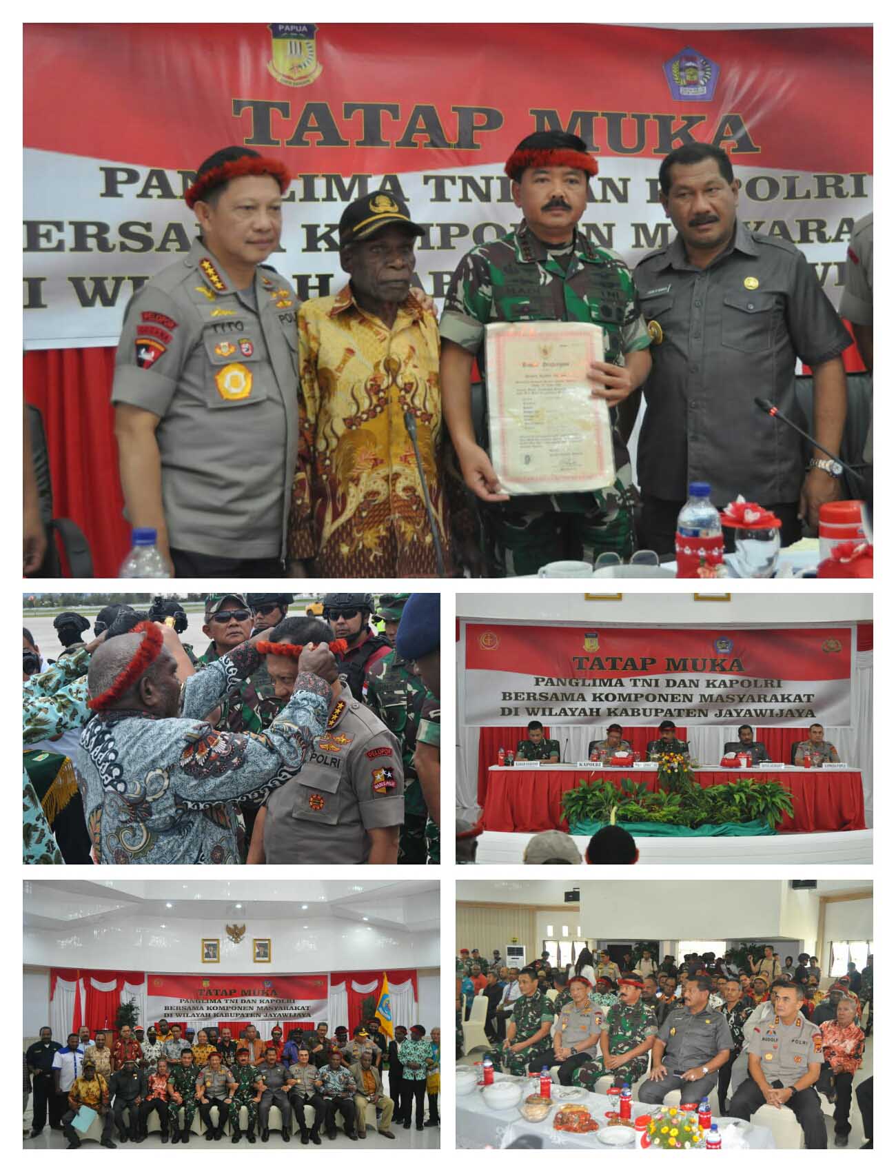 Tatap Muka Bersama Tomas dan Toga se Kabupaten Jayawijaya, Kedatangan Panglima TNI dan Kapolri Diharapkan Mampu Membawa Kesejukan