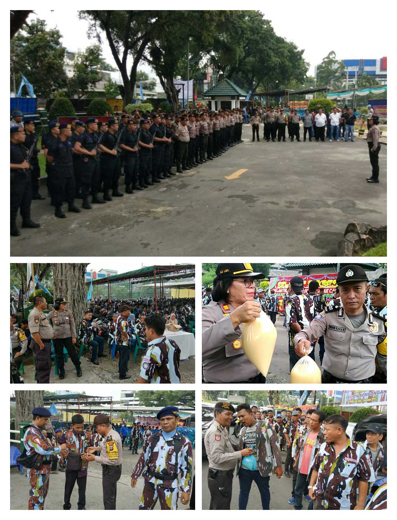 Personil Polsek Medan Baru Seterilkan Pelantikan Ketua IPK Kecamatan Medan Polonia