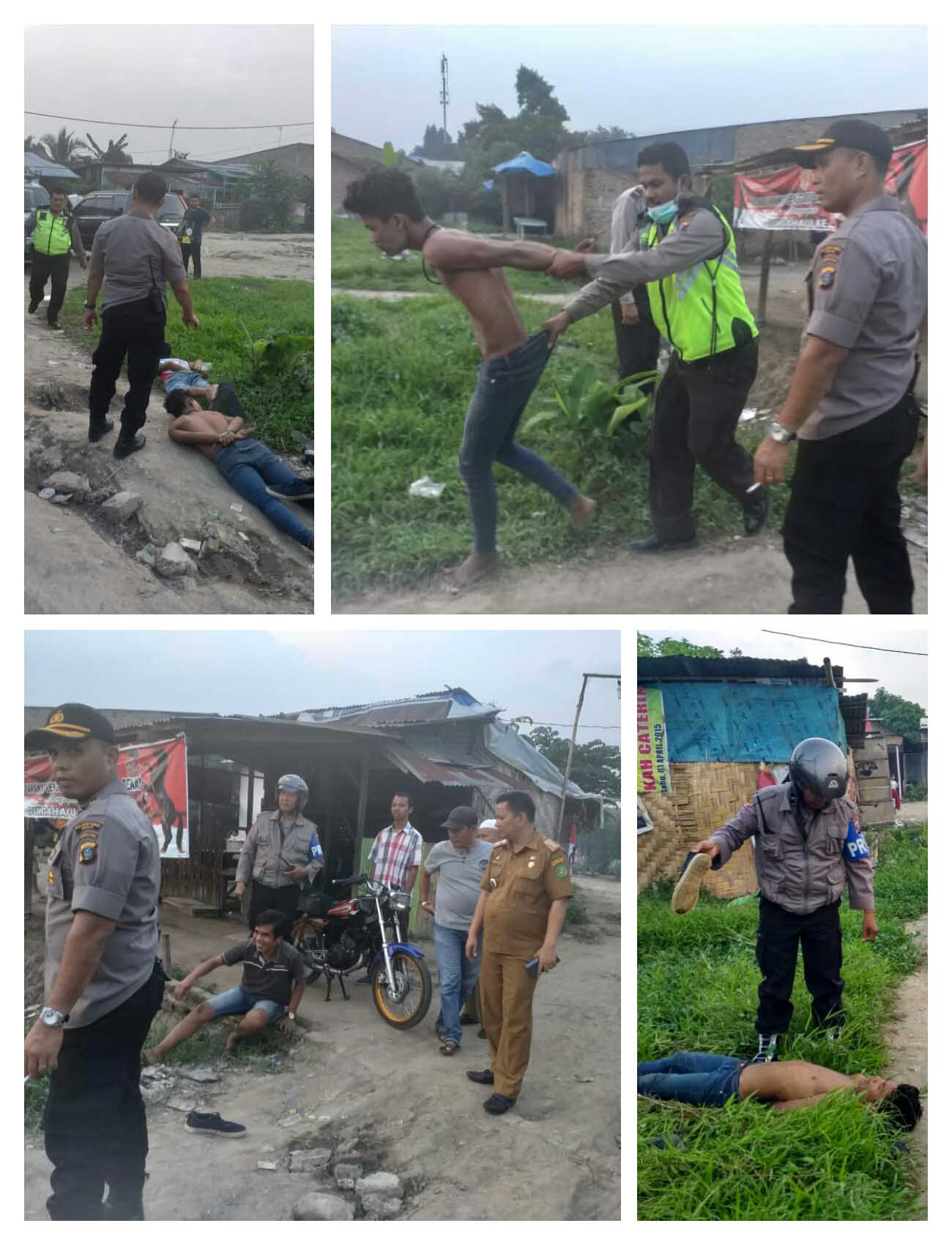 Menindak Lanjuti Perintah Kapolres, GKN Pollsek Medan Area Ringkus 3 Pecandu Narkoba, 5 Bong dan 1 Unit R2 Diamankan