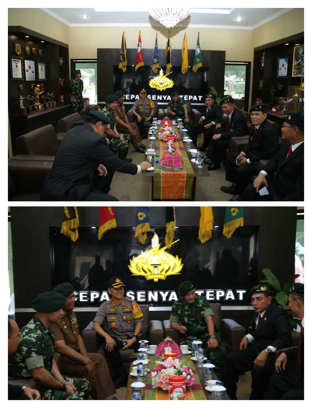 HUT Ke 54 Yonif Raider 100/PS, Kapolrestabes Medan Turut Hadir Memperkokoh Tali Silaturahmi Sesama Alumni Raider 100