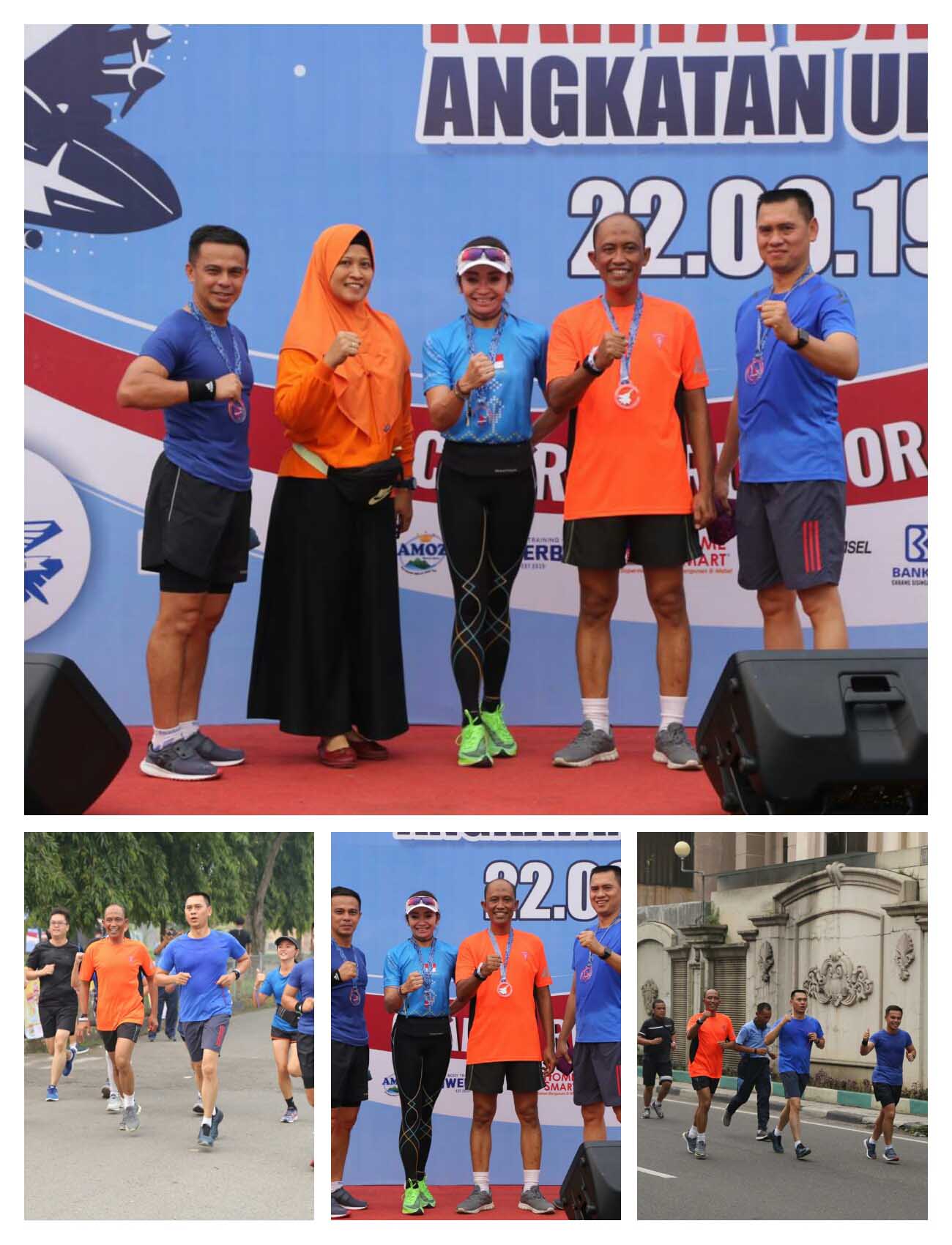 Kapolrestabes Medan Ikuti Charity Run For Education di Lanud Soewondo Medan